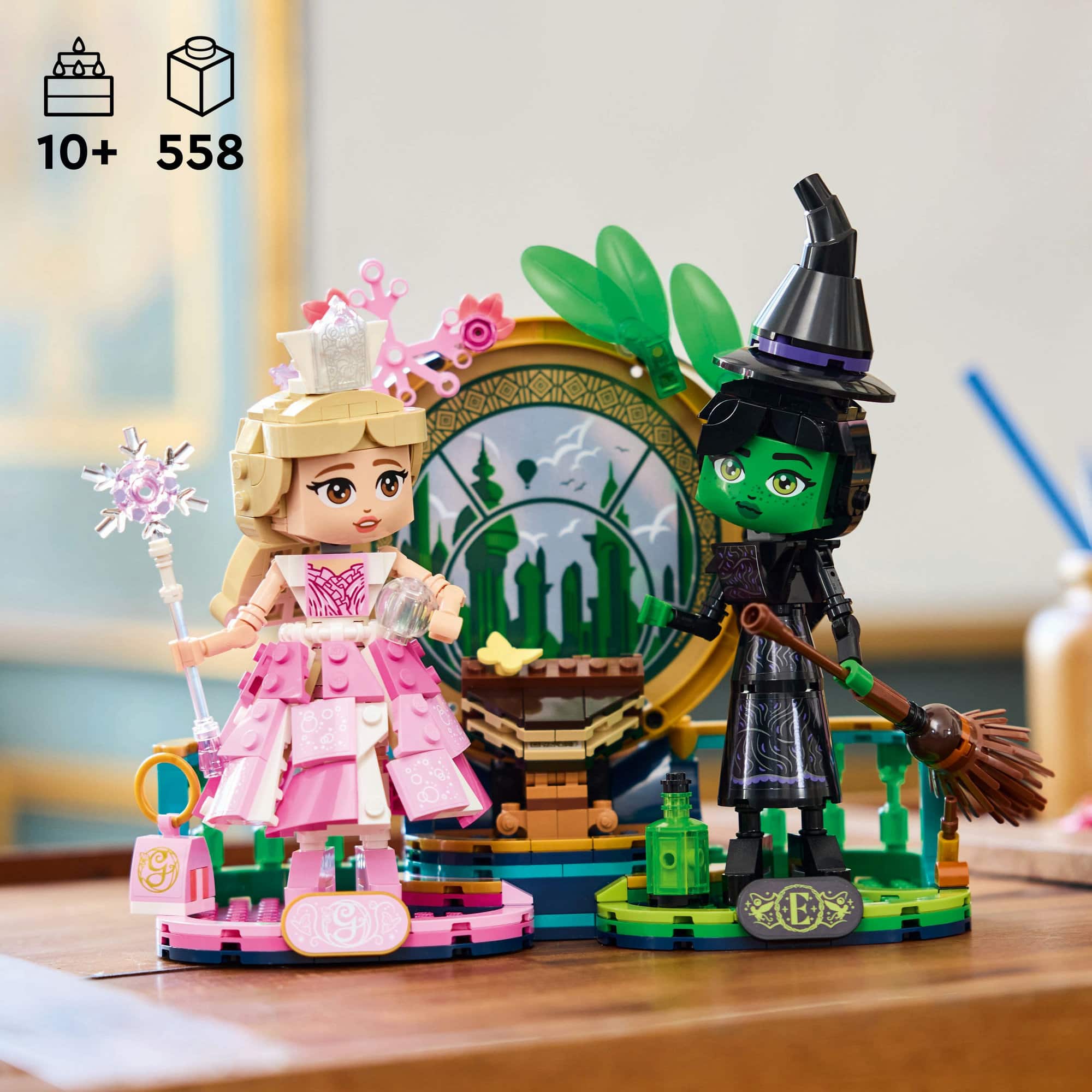 LEGO® Wicked Elphaba & Glinda Figures Fantasy Toy Construction Playset 75682